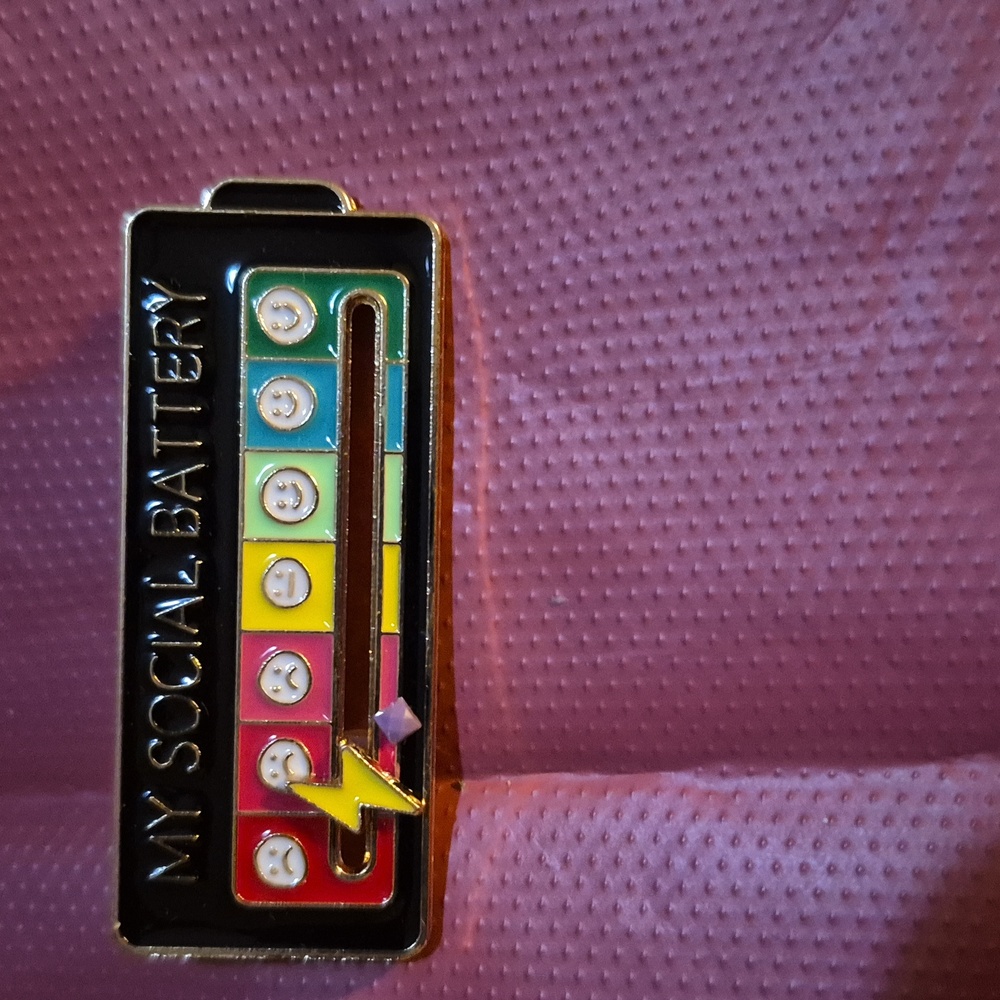 New Social battery meter pin